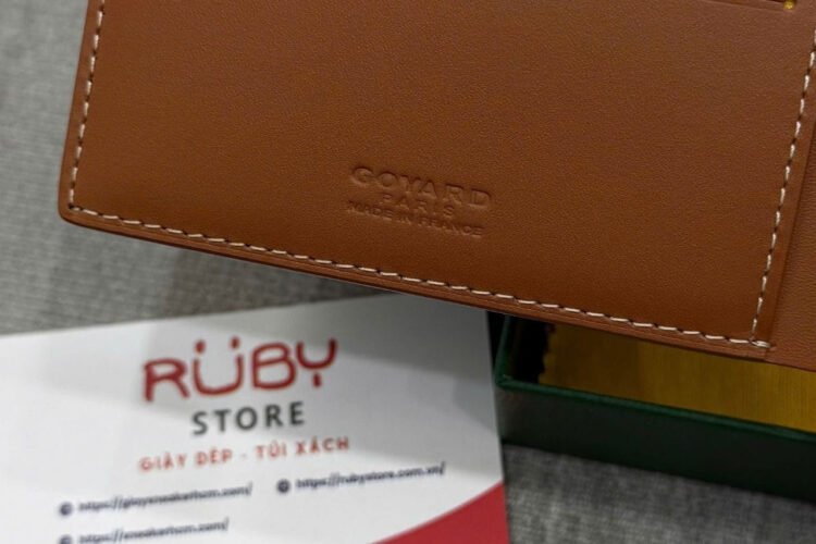 Ví Goyard Victoire Wallet Black Tan Màu đen Nâu S11 Best Da Ý