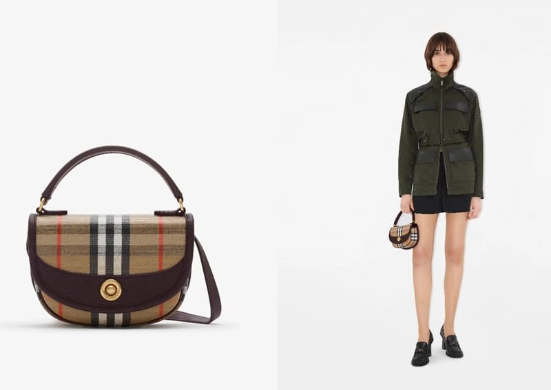 Túi Burberry Mini Highlands Bag Sand Beige
