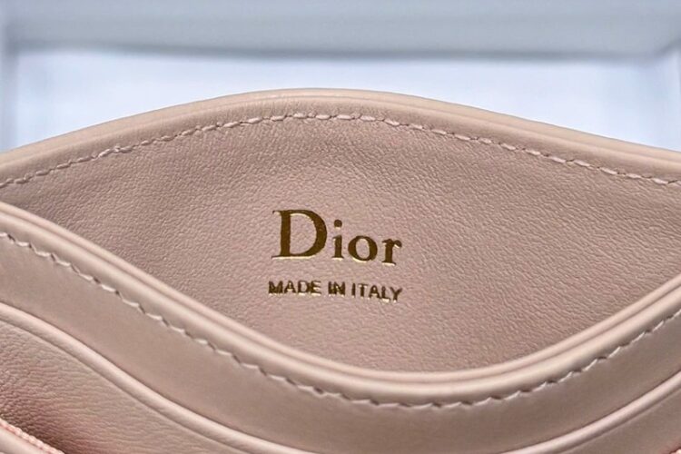 Ví Lady Dior Freesia Card Holder Soupir Pink Cannage Lambskin Hồng Best Quality