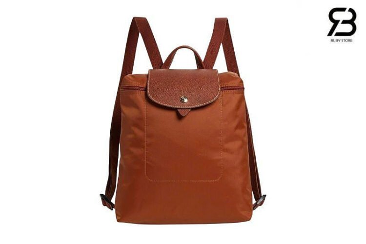 Ba Lô Longchamp Le Pliage Original M Backpack Cognac Nâu đẹp và thời trang