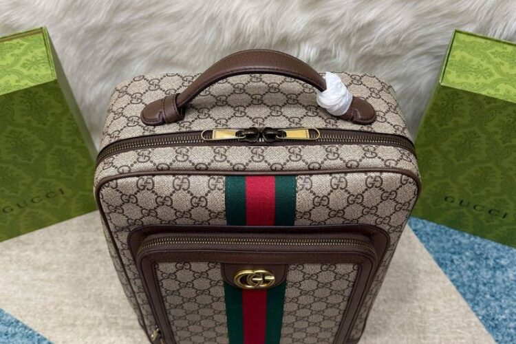 Balo Gucci Ophidia GG Medium Backpack Beige Ebony GG Canvas chất lượng tốt