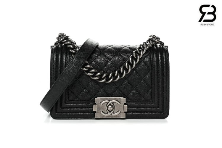 Túi Chanel Le Boy Small Black Caviar SHW Best Sale - Thiết kế sang trọng, đẳng cấp.