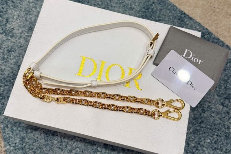 Túi Dior Mini Ange Bag White Macrocannage Lambskin Trắng S26 Best Sale