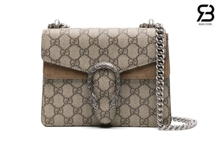 Túi Gucci GG Supreme Dionysus Mini Bag Beige S20 Best Quality
