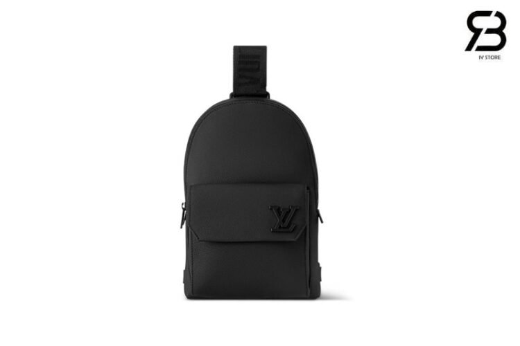 Túi LV Aerogram Pilot Slingbag M11601 Black Calfskin Siêu Cấp
