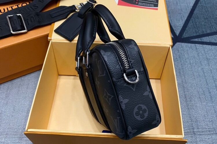 Túi LV Nano Porte Documents Voyage M82770 Monogram Eclipse chính hãng sang trọng