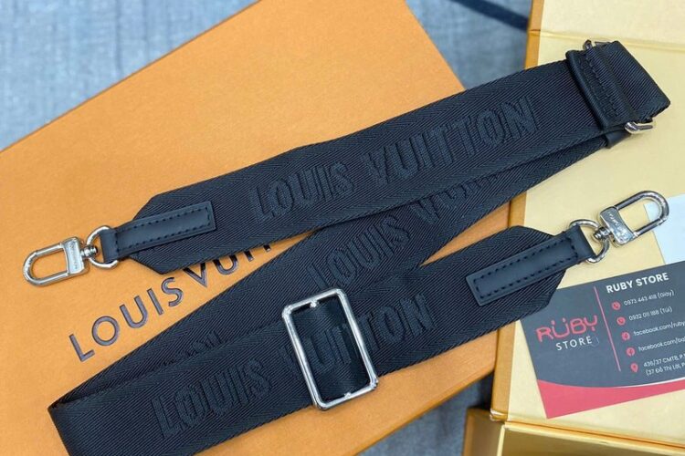 Túi LV Nano Porte Documents Voyage M82770 Monogram Eclipse chính hãng