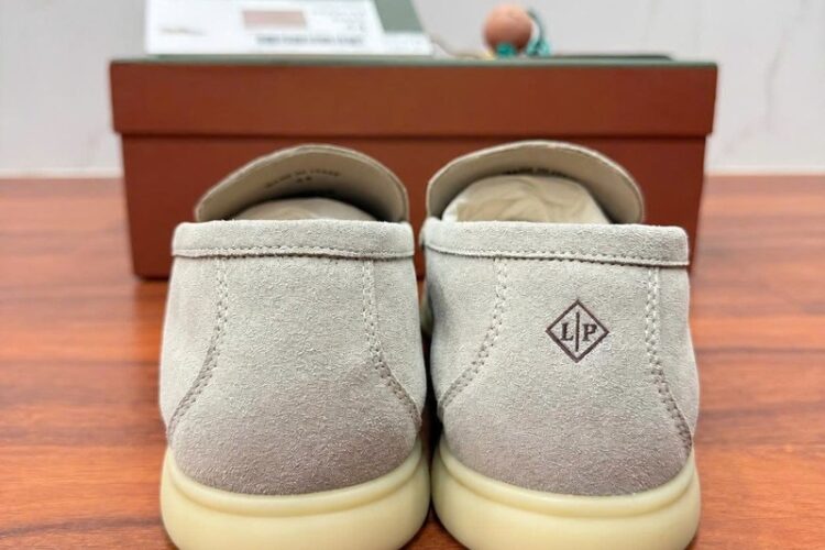 Giày Loro Piana Summer Walk Loafer Suede Classic Beige Best Quality