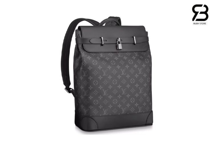 Ba Lô LV Steamer Backpack Black Grey Best Deal - thiết kế sang trọng, tiện dụng